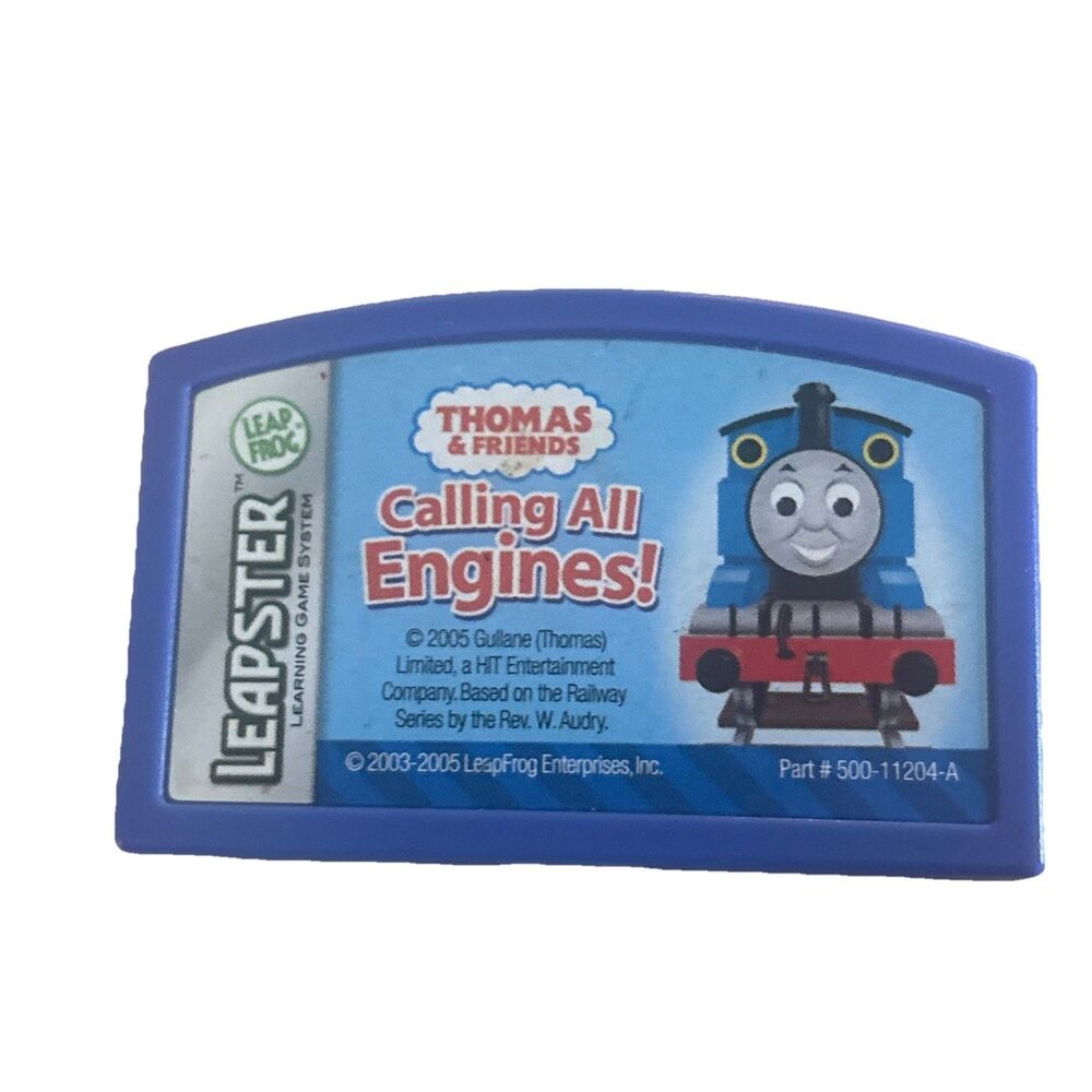 LeapFrog Leapster Thomas Friends Calling All Engines Game Cartridge & Book Set - Picture 4 of 16